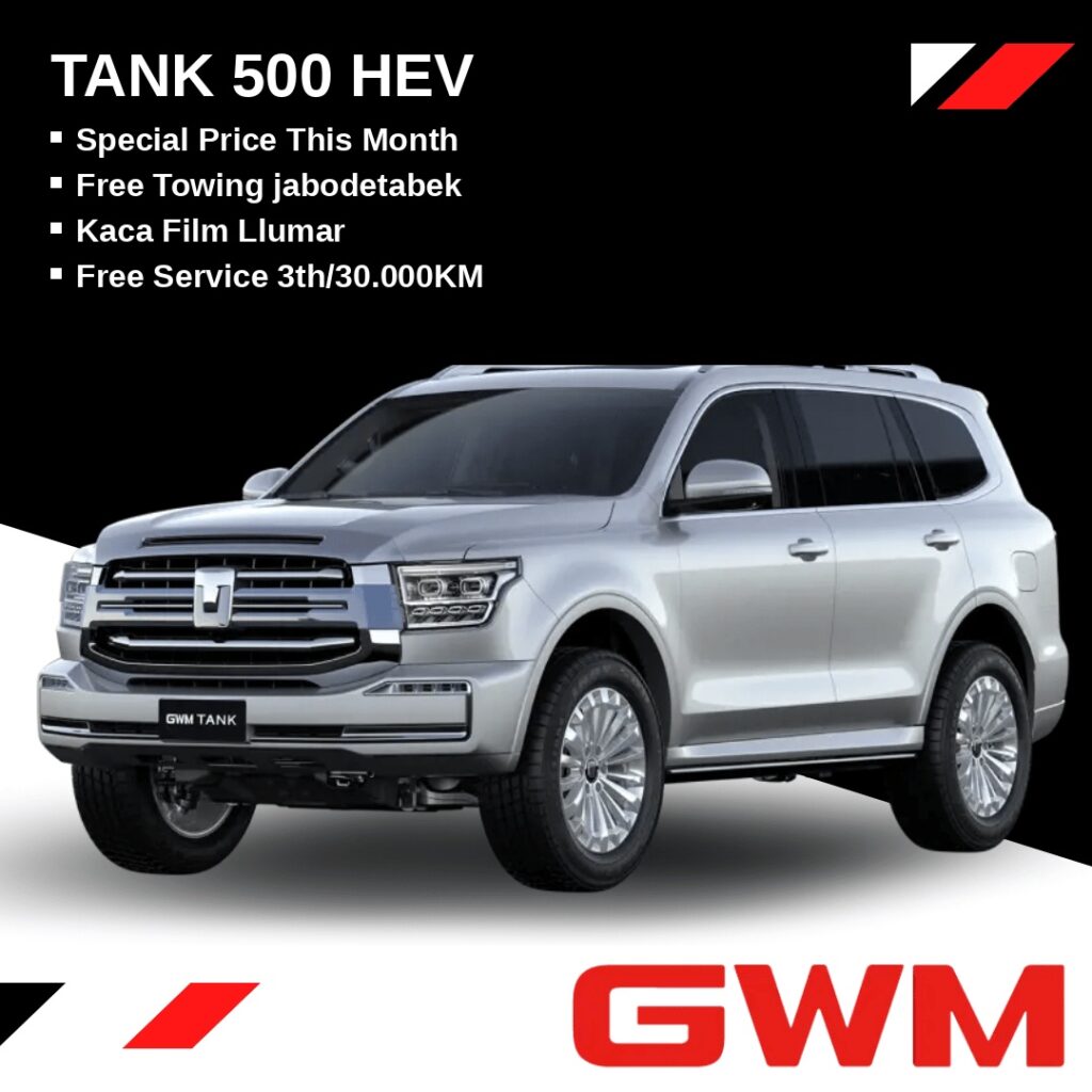 dealer gwm jakarta barat - harga gwm tank 500 - kredit gwm tank 500